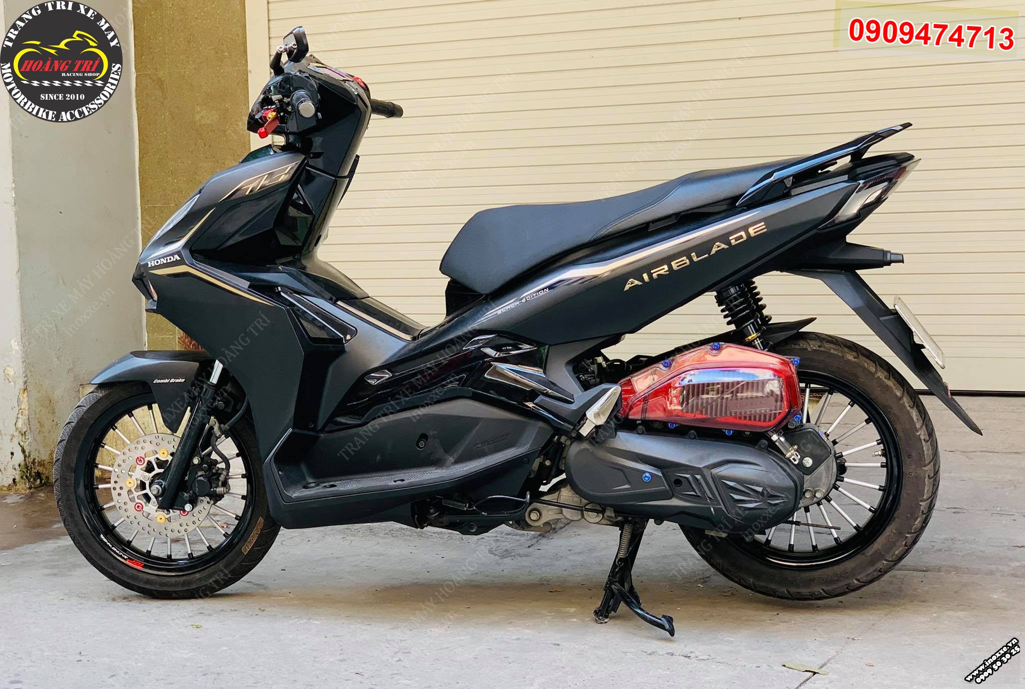 Bánh mâm Top ANDONG 14inch kiểu bánh căm cho xe Airblade 2020, Vario-Click Thái